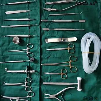 Lékařské Lmplant 27 Ks/sada Zubních Nástrojů Pro Ústní Chirurgii Soupravy Vybavení Výsadbu Nástroje