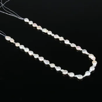 Přírodní Sladkovodní Pearl Korálky Vysoké Kvality 38 cm Punč Volné Korálky pro DIY Ženy Elegantní Náhrdelník Náramek Šperky