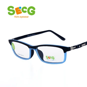 SECG Roztomilé Měkké Flexibilní Optické Děti Brýle Rám Silikonové Děti Brýle Brýle Krátkozrakost Dalekozrakost Brýle Oculos