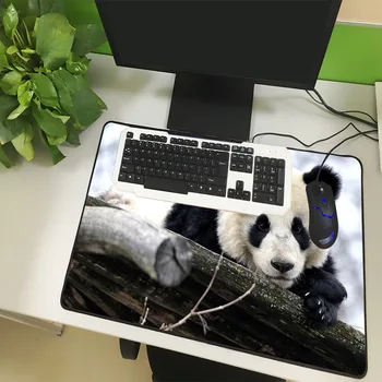 XGZ Zvíře Velké Velikosti Myši Mat Zamykání Vzácné Roztomilé Černé a Bílé Panda Vzor Notebooku Mat Univerzální Gumové Non-slip