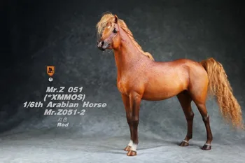 1/6 PAN Z MRZ051 Pryskyřice Arabských Koní Simulační Model Zvířecí Hračky Sběratelskou Skladem