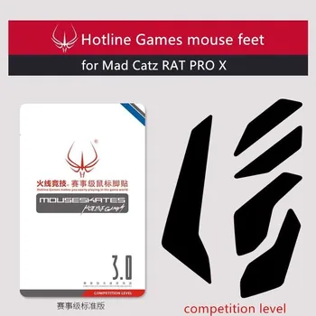 2019 New Příjezd 1 balení Hotline Hry, soutěže úrovni myš brusle myši nohy pro Mad Catz RAT PRO X FTPE myš klouzat