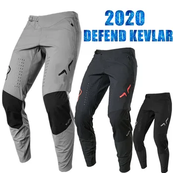 2020 bránit kevlar MTB Kalhoty Jízda na Horském Kole Motocyklové Kalhoty Warm XC Cyklistické Kalhoty