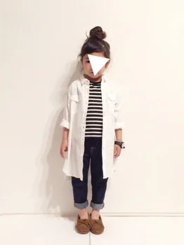 2020 Jaro a Léto Nové dětské Oblečení Japonské dívčí Dlouhé Tričko Sukně