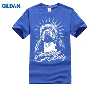 2020 Módní Krátký Rukáv t-košile v Létě O Krk Bavlna Sluníčko American Bully Tričko Dospělých Mužů T Košile, s-3xl Trička