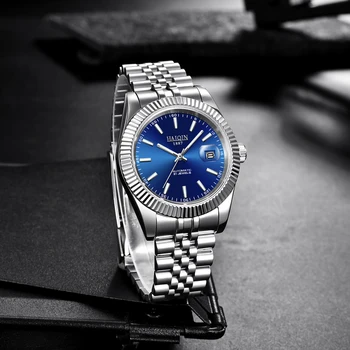 2020 Nové HAIQIN Pánské Hodinky Top Značky Luxusní Automatické hodinky muži mechanické hodinky pro muže datum Nastavení hodiny reloj hombre