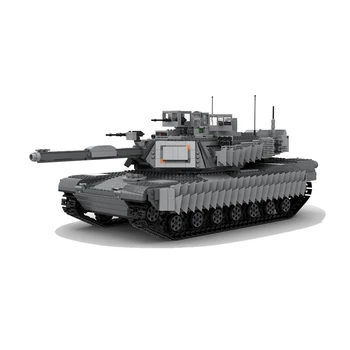 2020 nové technologie stavební blok vojenské série částice pf-38891 konečný M1A2 Abrams tank dálkové ovládání montáž hračka