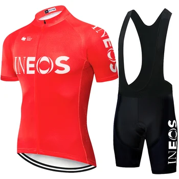 2020 pro tým INEOS Cyklistické dresy Prodyšné Závodní Sportovní Cyklistické Jersey gel pad cyklistické šortky conjunto ciclismo masculino