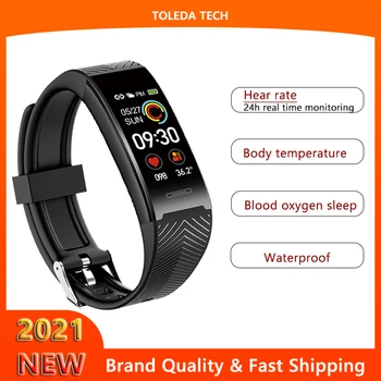 2021 Nový Sport Smart Band Fitness Tracker B7PRO Smartwatch Náramek Tělesné Teploty Watch Pro iPhone, Xiaomi, Huawei Andriod IOS