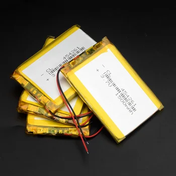 2KS 3.7 V Lithium polymer baterie 454261 Li-Po Dobíjecí Baterie Pro MP4 MP5 GPS, PSP, Bluetooth, fotoaparát, malé stereo 1500 mAh