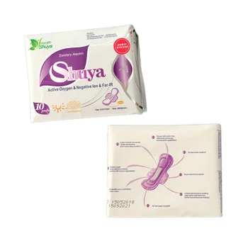 3pack těsnění menstruační hygienické podložky ručník negativní ion hygienické vložky shuya anion hygienické assorbenti lavabili ženskou hygienu