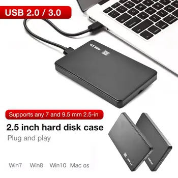 5Gbps 2,5 Palcový Externí Pevný Disk Enclosure SATA Na USB 3.0 Plug-and-play Zařízení Pro OS Windows