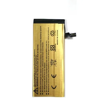 5ks Pro iPhone 6 6G Vysoká Kapacita Gold 2850mAh Li-ion Polymer Vnitřní Baterie