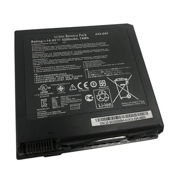 A42-G55 5200mAh Laptop Baterie Pro ASUS G55 G55V G55VM G55VW 14,4 V/74Wh