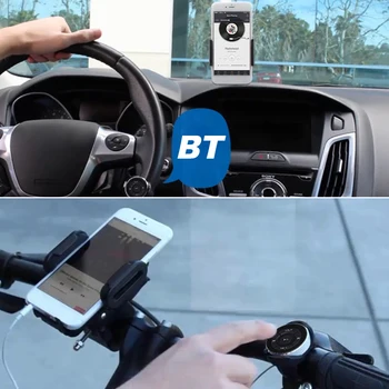Auto Bluetooth Multimediální Tlačítko, Dálkový Ovladač, Adaptér Přenosný Volant Ovládání Hudby Tlačítko Média Závěrky pro Telefon