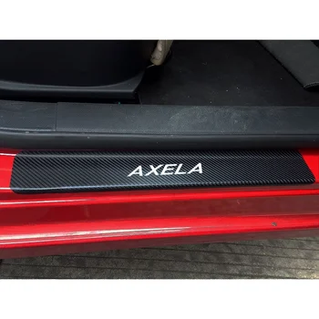 Auto, Dveře, Parapet Protector Samolepka Uhlíkových Vláken Vinyl Samolepka pro Mazda Mazda3 Axela