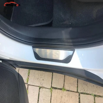 Auto-Styling Nálepka Pro MG ZS 2017 2019 Car Styling Příslušenství z Nerezové Oceli, Dveře, Parapet Kryt Čalounění Ošoupané Palte Protector Stráže