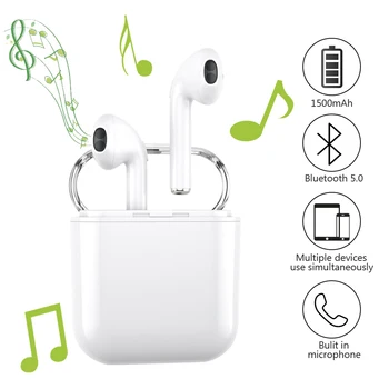 Bezdrátová Sluchátka, GUSGU Pravda Bezdrátová Bluetooth Sluchátka 5.0 TWS in-Ear Sportovní Bezdrátová Sluchátka Vestavěný Mikrofon 1500mAh Baterie