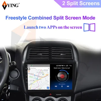 Bezdrátové Carplay Pro Mitsubishi ASX 1 2010-2016 Android auto Auto Rádio Přehrávač GPS Navigace pro Android 10 QLED Displeje hlavní Jednotky