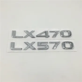 Car Styling Pro Lexus LX470 LX570 Emblém, Logo, Zadní Kufr, dveře zavazadlového prostoru Dopisy Obtisk LX LX 470 570 Štítek