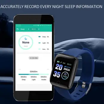 Chytré Hodinky Sporty wirstband Smartwatch Bluetooth Smart Kapela Heart Rate Náramek Monitor Krevního Tlaku Vodotěsné 116 Plus