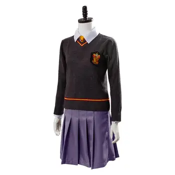 Cosplay Jednotné Kostým Hermione Granger Kostým Dospělé Dítě, Oblečení, Kompletní Sada Halloween, Karnevalový Kostým Na Zakázku