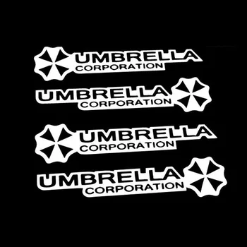 Dawasaru 4X Umbrella Corporation Obtisk Osobní Opalovací krém, Auto Nálepka Motocykl, Auto Příslušenství, Dekorace PVC,15 cm*4 cm