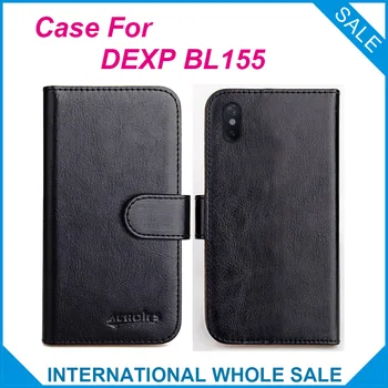 DEXP BL155 Případě 6 Barev Flip Sloty Kožená Peněženka Případech Pro DEXP BL155 Kryt Sloty pro Kreditní Karty, Telefon Bag