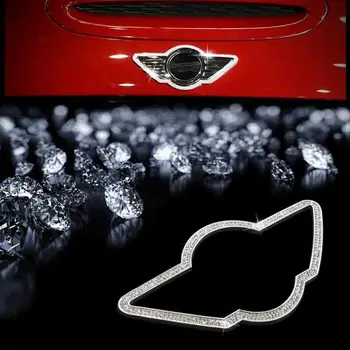 Diamond Auto Přední Logo Rám Samolepky Zadní Kufr Znak Samolepky pro Mini Cooper F54 F55 F56 R60 R61 F60 Příslušenství