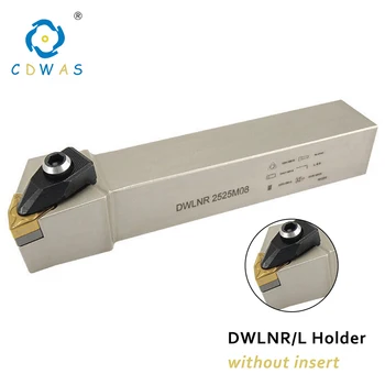 DWLNR DWLNL Vnější Soustružení Nástroj Držitele CNC Soustruh Fréza DWLNR1616H08 DWLNR2020K08 DWLNR2525M08 Pro Soustružení Inserts WNMG0804