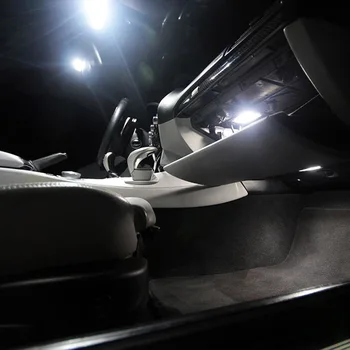 Edislight 13Pcs Canbus LED Lampa Auto Žárovky vnitřního Obalu Sada Pro období-2017 VW Volkswagen Jetta 6 MK6 VI Dome Dveře, osvětlení spz