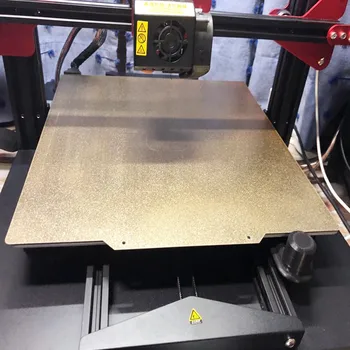 ENERGICKÝ 350x350mm oboustranné Texturou/Hladký PEI Jaro Ocelového Plechu s práškovým nástřikem PEI Flex Deska+Základna pro 3D Tiskárny Hot Bed