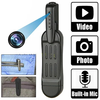 HD 1080P Mini Diktafon, Fotoaparát, Přenosný USB Dobíjecí Tělo Video Rekordér DVR Kamera Kapsy Pero