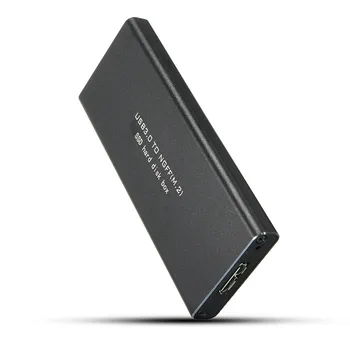 Hliníkový USB 3.0 NGFF M. 2 B Klíč SSD Pevný Disk Případě Externí Skříň SSD Skříň Přenosný Box