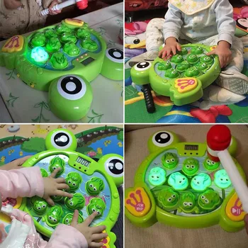 Hračky pro děti Interaktivní Rána Žáby Hra, Učení, Aktivní, Rané Vývojové Hračky, domácí výzdoba