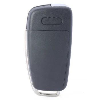 KEYECU 3 Tlačítka Vzdálené Klíče od Auta ZEPTEJTE se 433MHz Fob pro Audi A3 S3 2012-s Megamos AES Chip P/N: 8V0 837 220