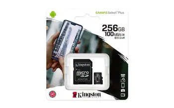 Kingston Plátno 256GB Zvolte Plus Micro SD paměťové