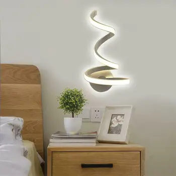 LED Nástěnné svítidlo v Severském Stylu Stěnu Ložnice, Světla AC 85-265V Obývací Pokoj Nástěnné Osvětlení Pokojové Lampy Teplá Bílá/Studená Bílá Světlo