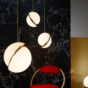 Lee Broom míč Přívěsek osvětlení moderní závěsné světlo pro cafe bar studovna hotel Nordic Závěsná Lampa Svítidlo Domů Vnitřní