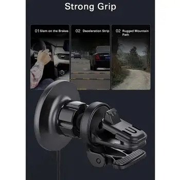 Magnetické Auto Bezdrátová Nabíječka Držák pro iPhone12 Pro Max 15W QI Rychle, Magnet, Nabíjecí Držák Telefonu