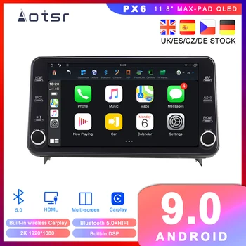 Max-PAD Android 9.0 Auto DVD Přehrávač 4G PX6 Pro Toyota RAV4 2019 2020 GPS Navigace Auto Rádio Stereo Multimediální přehrávač HeadUnit