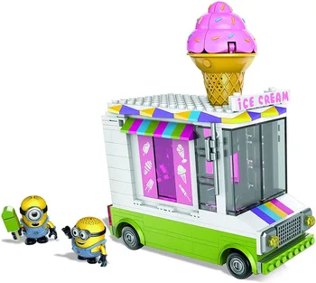 Mega Construx Ohavný Mě Ice Cream Truck Joyride 286pcs/pzs -5 roků staré Děti, Hračky, Festival Vánoční Dárek
