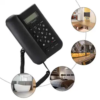 Mini telefon KX-T076 Kabelové anglicky Pevné Domácí Kancelář Telefon (UK Telefonní Linky s Náhodné Barvy) telefon domů Telefon
