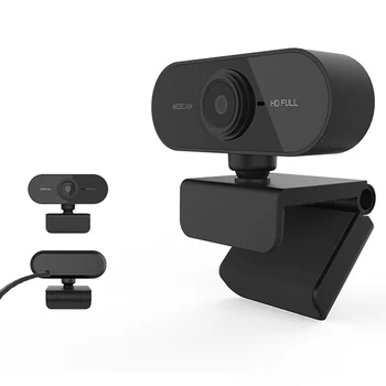 Mini USB Webkamera HD 1080P Desktop, Notebook, PC WebCamera pro Živé Vysílání Video Volání Konference Práce on-Line Třídy Velkoobchodů