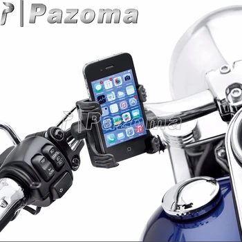 Motocykl Černá Standardní Mobilní Zařízení, Mobilní Telefon, GPS Montážní Svorky Držák pro Harley-Davidson