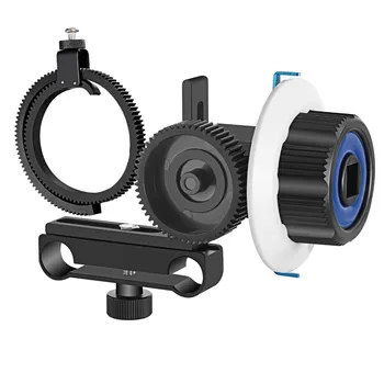 Neewer Follow Focus s převodovkou Prsten Pás pro Canon/Nikon/Sony/Ostatní DSLR Videokamera DV Video se Hodí 15mm Tyč Filmové Tvorby Systému