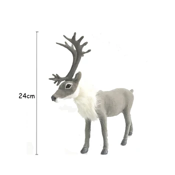 New Umělé Vánoční Jelen Elk Kožešiny Simulace Zvířat Hračky Pro Děti, Vánoční Dekorace Narozeninové Party Dodávky KK05