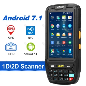 NFC PDA Čárových kódů 1D, 2D Bluetooth Android Robustní Ruční Terminál PDA, 1D čárových Kódů, sběrače Dat PDA Skener 1/2D