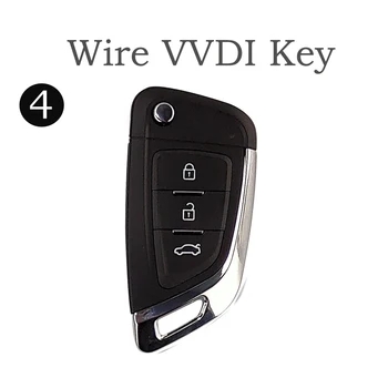 OkeyTech VVDI Klíč 3 Tlačítka Smart Auto Klíče Karty, Ruční Univerzální Dálkové Bezdrátové/Drát pro VVDI MINI Klíč, Nástroj, Klíč Programátor