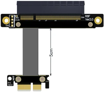 PCI-E x8 prodlužovací kabel přenos x1 pcie 1x do 8x podpora síťové karty SSD expanze converter pixel kabel adaptéru gtx 1080 ti